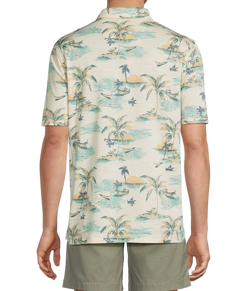 Tommy Bahama Big & Tall San Lucio Tides Mirage Short Sleeve Polo Shirt