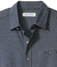 Tommy Bahama Big & Tall San Sebastian Check Long Sleeve Woven Shirt