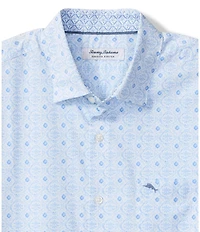 Tommy Bahama Big & Tall Sarasota Stretch Island Medallion Long Sleeve Woven Shirt