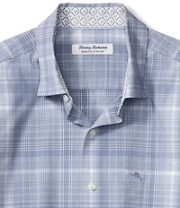 Tommy Bahama Big & Tall Sarasota Stretch La Cumbre Plaid Long Sleeve Woven Shirt