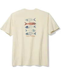 Tommy Bahama Big & Tall Sardina Soiree Graphic Short Sleeve T-Shirt