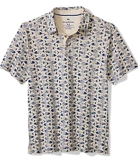 Tommy Bahama Big & Tall Sardine Soiree Short Sleeve Polo Shirt