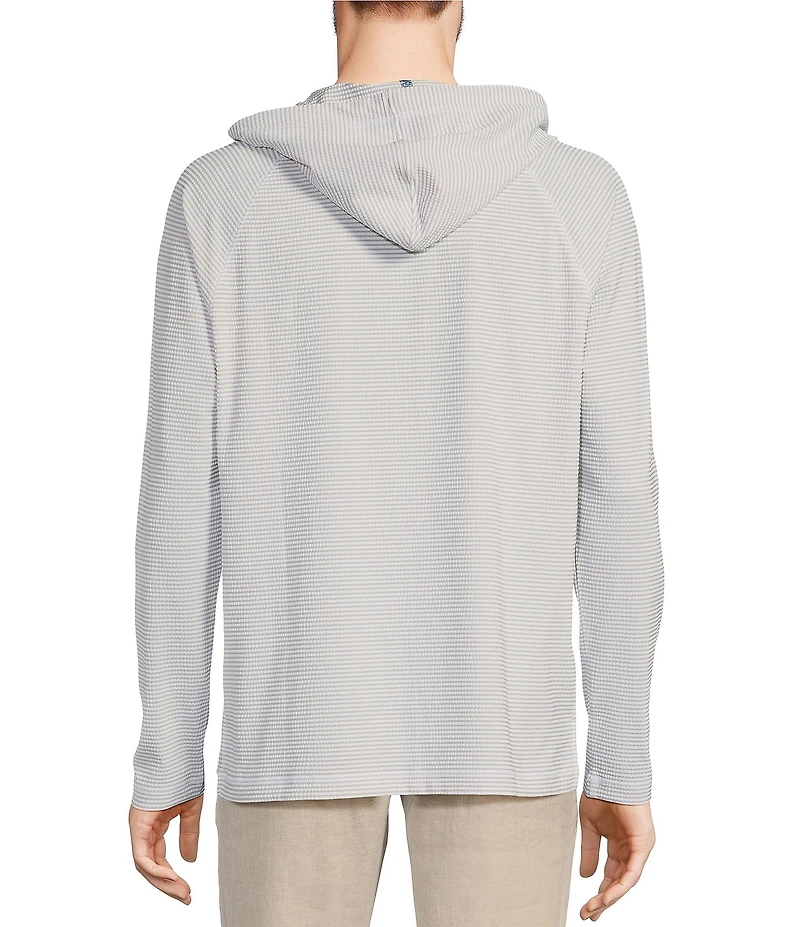 Tommy Bahama Big & Tall Starboard Stripe Long Sleeve Hoodie