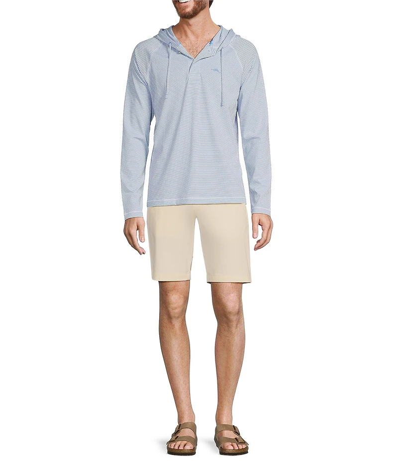 Tommy Bahama Big & Tall Starboard Stripe Long Sleeve Hoodie