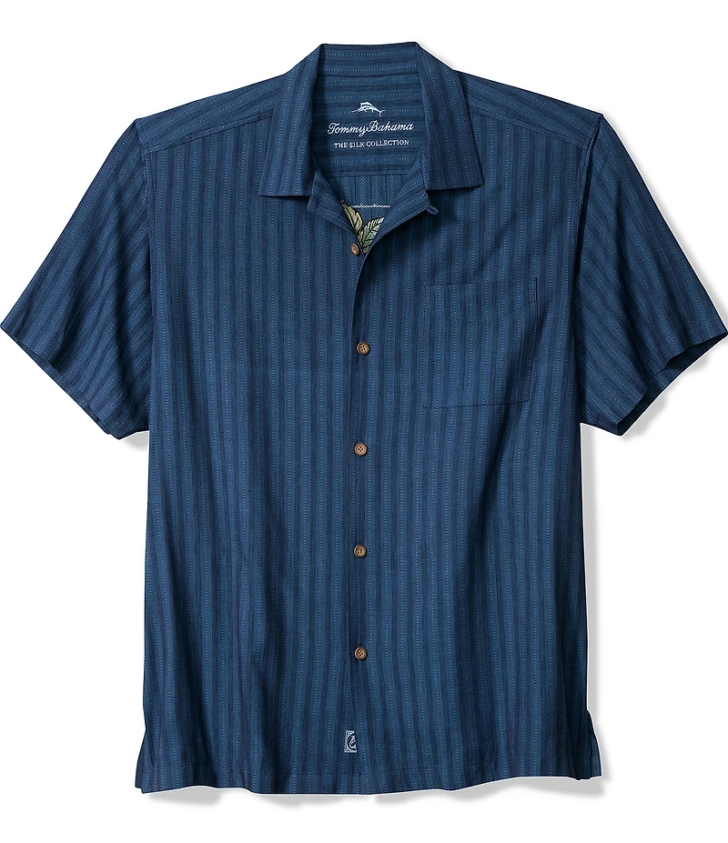 Tommy Bahama Big & Tall Surfside Ranch Short Sleeve Woven Shirt