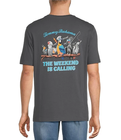 Tommy Bahama Big & Tall The Weekend Is Calling Short Sleeve T-Shirt