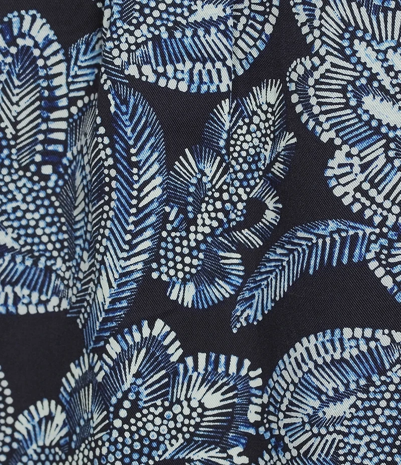 Tommy Bahama Big & Tall Tortola Midnight Blues Short Sleeve Woven Shirt
