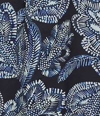 Tommy Bahama Big & Tall Tortola Midnight Blues Short Sleeve Woven Shirt