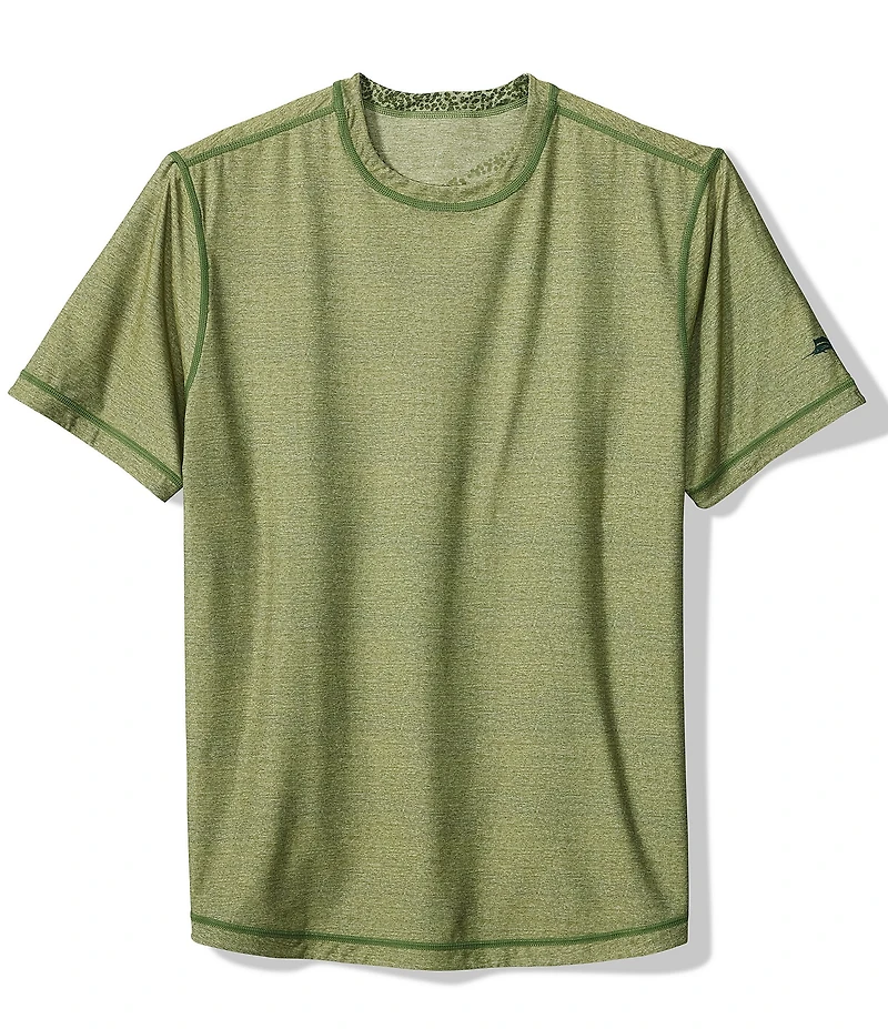 Tommy Bahama Big & Tall Wave Break Flip Print Reversible Crew Short Sleeve T-Shirt