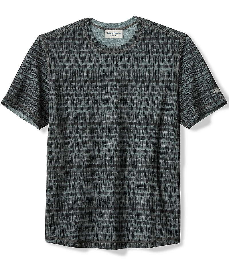 Tommy Bahama Big & Tall Wave Break Flip Reversible Crew Short Sleeve T-Shirt