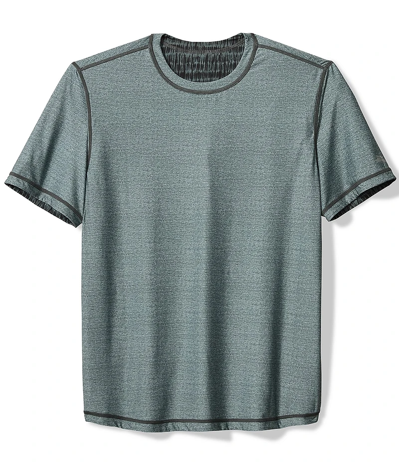 Tommy Bahama Big & Tall Wave Break Flip Reversible Crew Short Sleeve T-Shirt