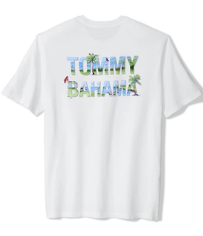 Tommy Bahama Big & Tall Wedge And Wave Short Sleeve T-Shirt