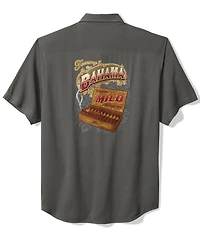 Tommy Bahama Big & Tall Where The Mild Things Are Short Sleeve Woven Shirt