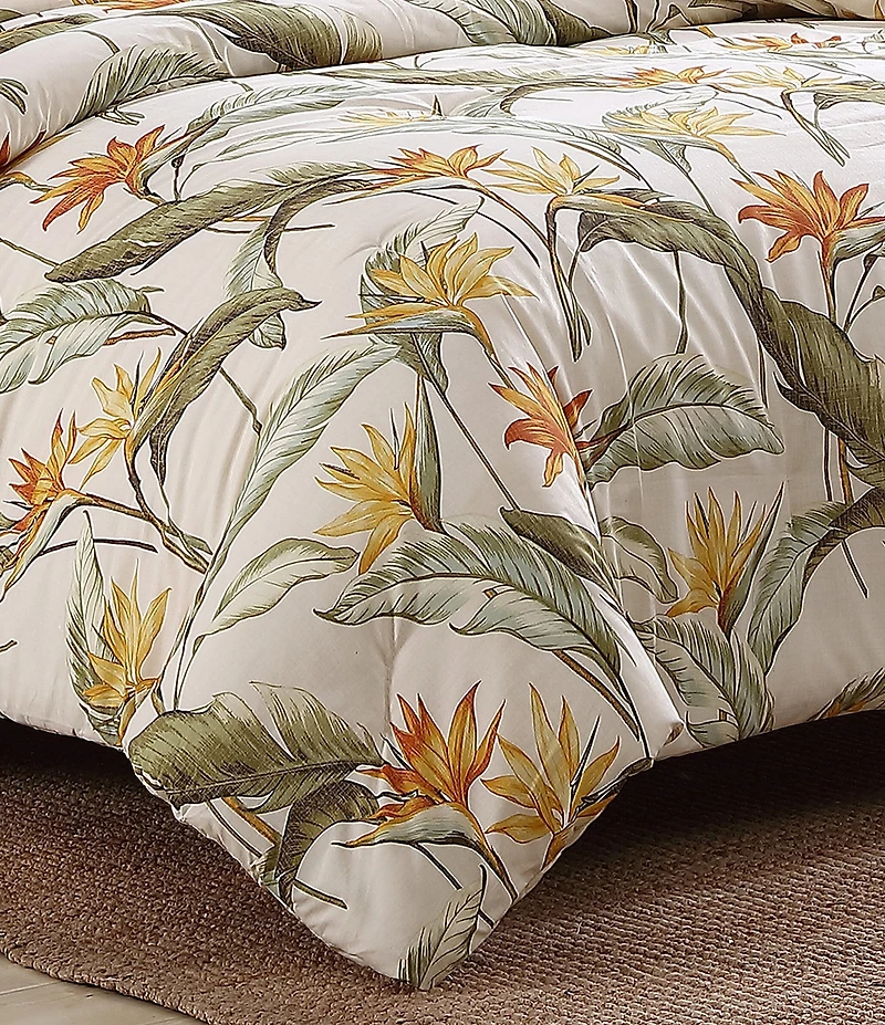 Tommy Bahama Birds Of Paradise Cotton Comforter & Sham Bonus Set