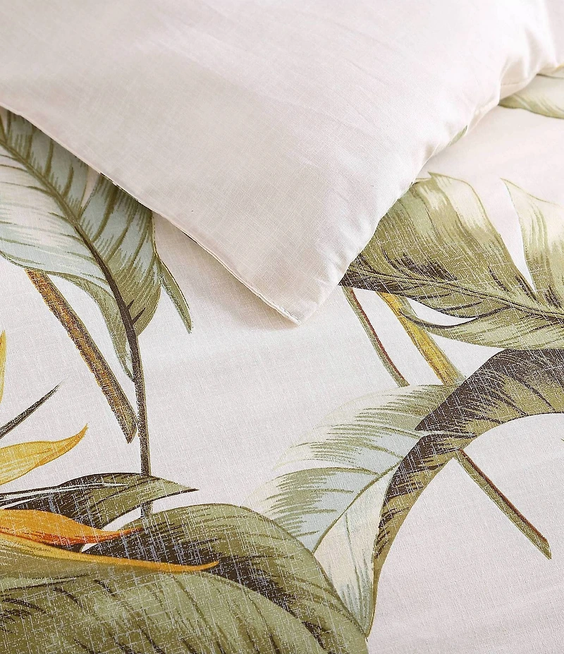 Tommy Bahama Birds Of Paradise Cotton Comforter & Sham Bonus Set