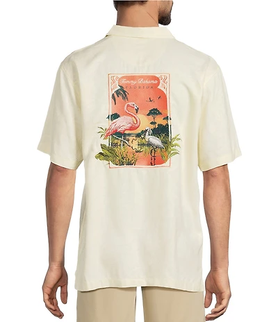 Tommy Bahama Blush Bayou Short Sleeve Woven Shirt