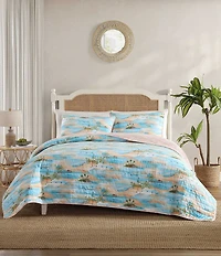 Tommy Bahama Bon Voyage Cotton Reversible Quilt Mini Set