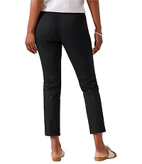 Tommy Bahama Boracay Beach Cotton Blend Stretch Sateen High Rise Ankle Jeans