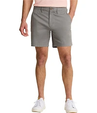 Tommy Bahama Boracay Island Chino Flat-Front 7#double; Inseam Shorts