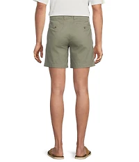 Tommy Bahama Boracay Island Chino Flat-Front 7#double; Inseam Shorts