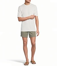 Tommy Bahama Boracay Island Chino Flat-Front 7#double; Inseam Shorts