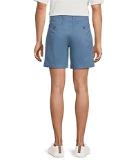 Tommy Bahama Boracay Island Chino Flat-Front 7#double; Inseam Shorts