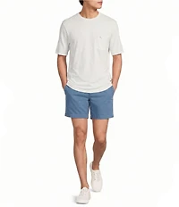 Tommy Bahama Boracay Island Chino Flat-Front 7#double; Inseam Shorts