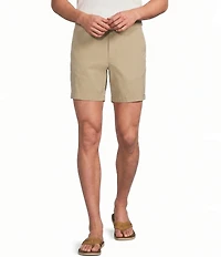 Tommy Bahama Boracay Island Chino Flat-Front 7#double; Inseam Shorts