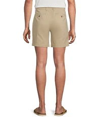 Tommy Bahama Boracay Island Chino Flat-Front 7#double; Inseam Shorts