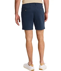 Tommy Bahama Boracay Island Chino Flat-Front 7#double; Inseam Shorts