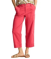 Tommy Bahama Boracay Stretch Sateen Cropped Wide Leg Pocketed Field Pants