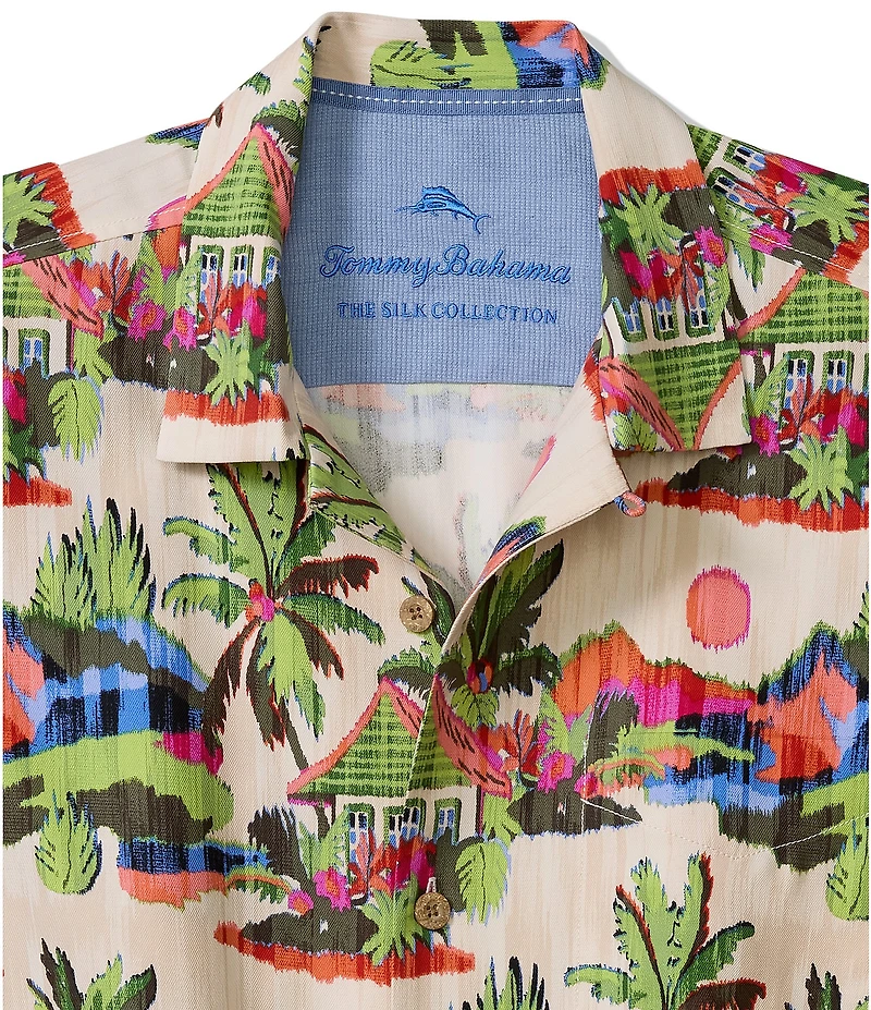 Tommy Bahama Cabana Skies Short Sleeve Woven Camp Shirt