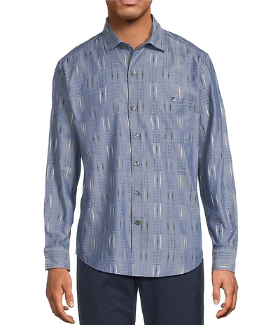 Tommy Bahama Cabrera Stripe Long Sleeve Woven Shirt