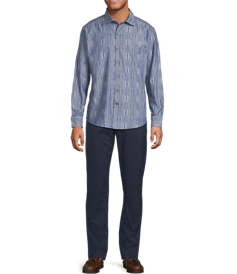 Tommy Bahama Cabrera Stripe Long Sleeve Woven Shirt