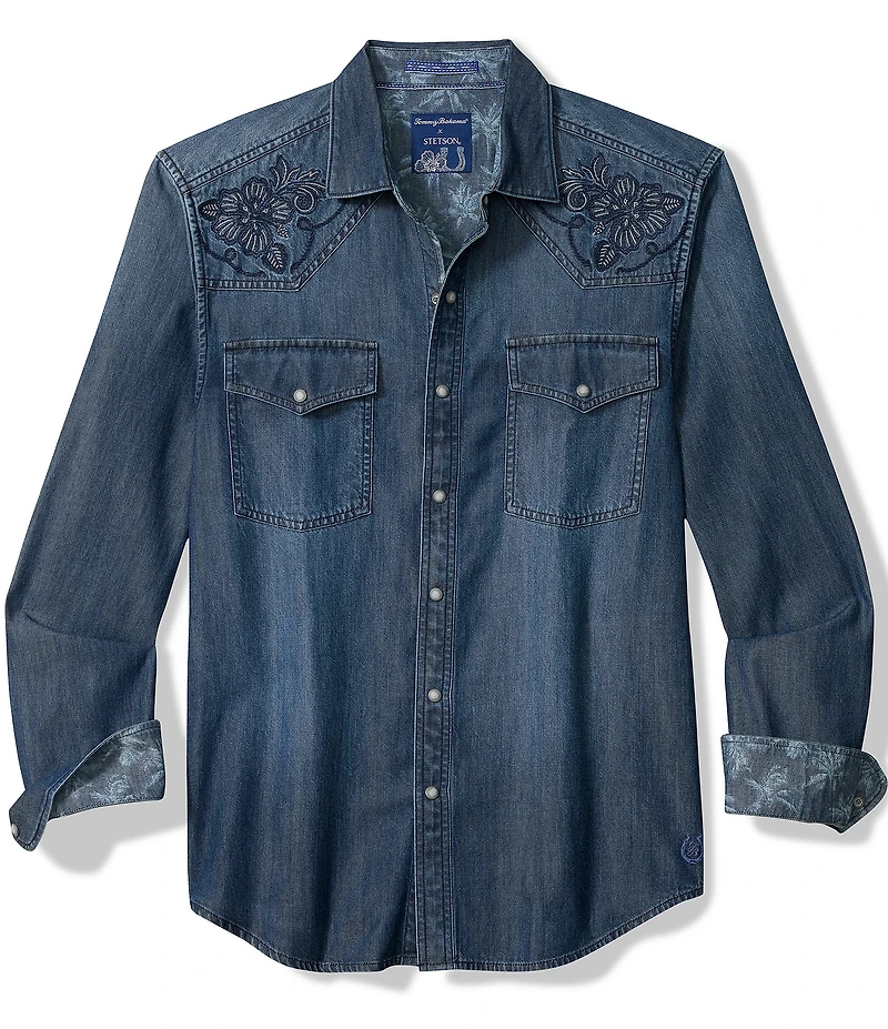 Tommy Bahama Calypso Cowboy Long Sleeve Woven Shirt