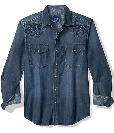 Tommy Bahama Calypso Cowboy Long Sleeve Woven Shirt