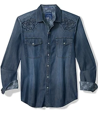 Tommy Bahama Calypso Cowboy Long Sleeve Woven Shirt