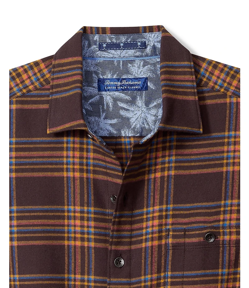 Tommy Bahama Canyon Beach Camano Plaid Long Sleeve Woven Shirt