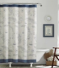 Tommy Bahama Caribbean Sea Shower Curtain