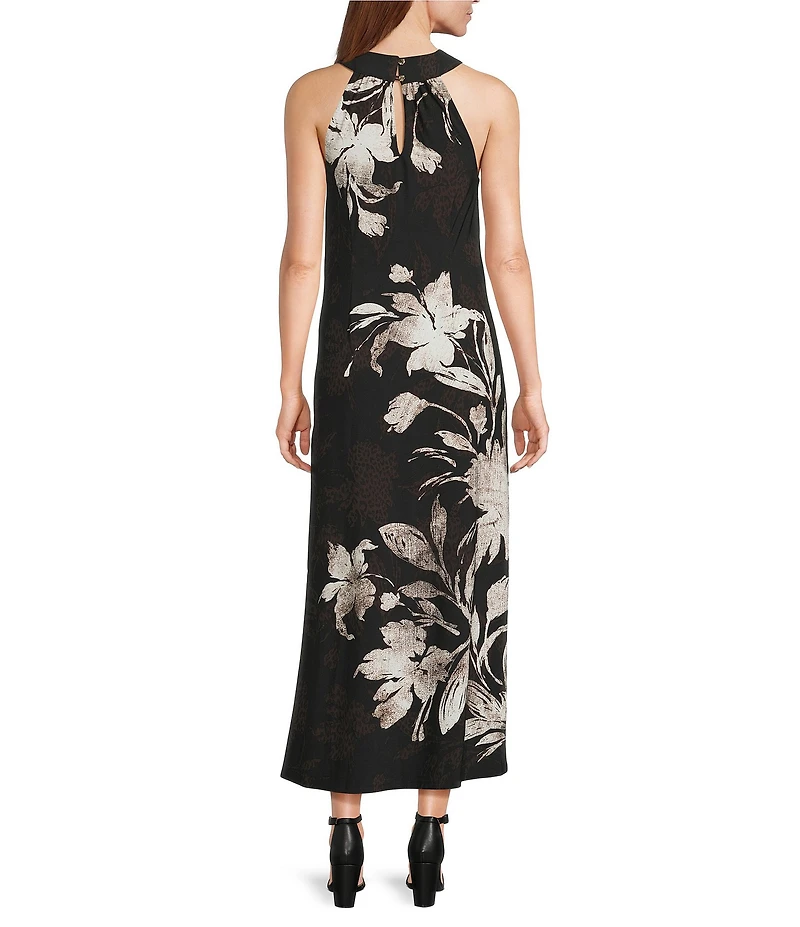 Tommy Bahama Carmela Bloom Beauty Halter Neck Midi Dress