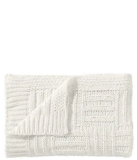 Tommy Bahama Chain Basket Knit Throw Blanket