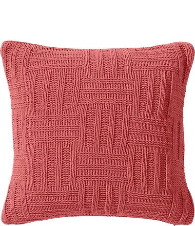 Tommy Bahama Chain Basket Knit Square Decorative Pillow