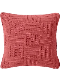 Tommy Bahama Chain Basket Knit Square Decorative Pillow