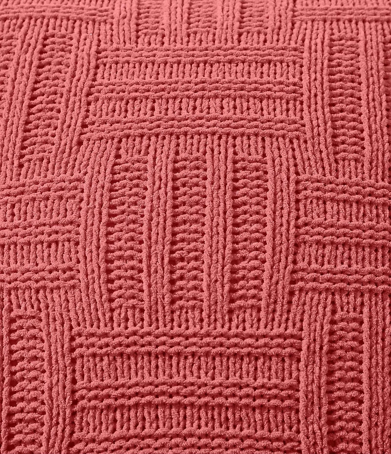 Tommy Bahama Chain Basket Knit Square Decorative Pillow