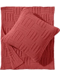 Tommy Bahama Chain Basket Knit Square Decorative Pillow