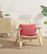 Tommy Bahama Chain Basket Knit Square Decorative Pillow