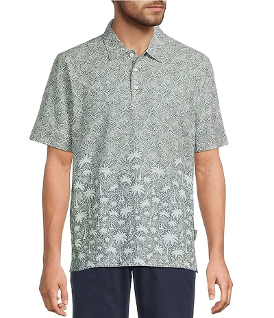 Tommy Bahama Coast Green Paradise Short Sleeve Polo Shirt