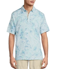 Tommy Bahama Coasta Vera Frond Escape Short Sleeve Polo Shirt