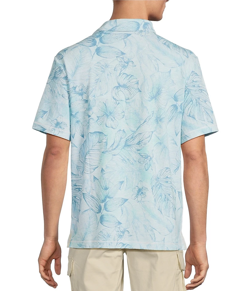 Tommy Bahama Coasta Vera Frond Escape Short Sleeve Polo Shirt
