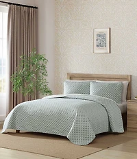 Tommy Bahama Coastal Batik Cotton Reversible Quilt Mini Set